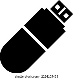 Flash disk icon design trendy on white background..eps