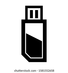 flash disk icon isolated sign symbol vector illustration - high quality black style vector icons
