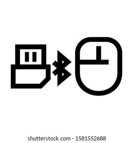 flash disk icon isolated sign symbol vector illustration - high quality black style vector icons
