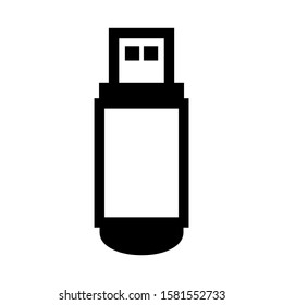 flash disk icon isolated sign symbol vector illustration - high quality black style vector icons
