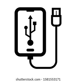 flash disk icon isolated sign symbol vector illustration - high quality black style vector icons
