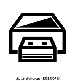 flash disk icon isolated sign symbol vector illustration - high quality black style vector icons
