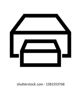 flash disk icon isolated sign symbol vector illustration - high quality black style vector icons
