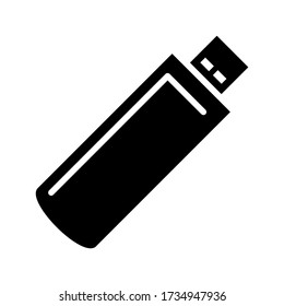 flash disk icon isolated sign symbol vector illustration - high quality black style vector icons