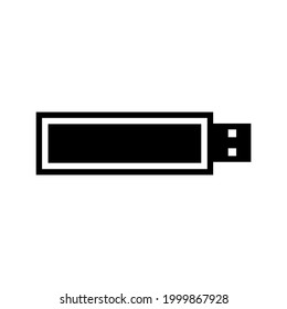 flash disk icon or logo isolated sign symbol vector illustration - high quality black style vector icons