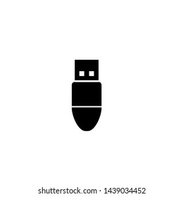 Flash disk icon. Offline device sign