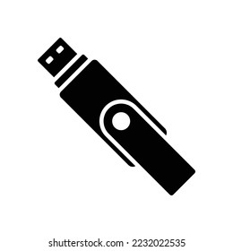 flash disk icon vector design template in white background