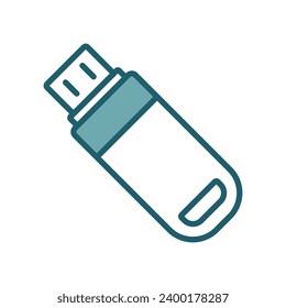 flash disk icon vector design template simple and clean