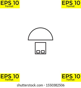 Flash Disk Outline Logo is a simple logo or icon, compatible for any company.