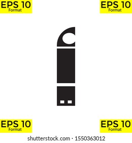 Flash Disk Solid logo is a simple logo or icon, compatible for any company or various need.