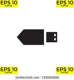 Flash Disk Solid logo is a simple logo or icon, compatible for any company or various need.