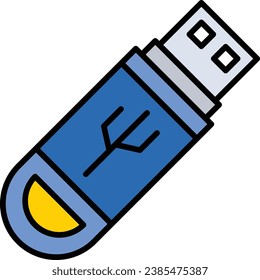 Flash Disk vector icon. Can be used for printing, mobile and web applications.
