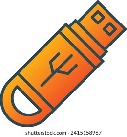 Flash Disk vector icon. Can be used for printing, mobile and web applications.