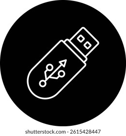 Flash Disk vector icon. Can be used for printing, mobile and web applications.