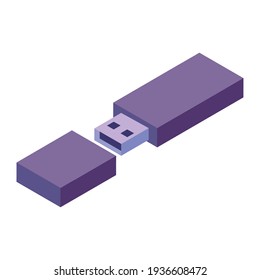 flash drive backup data icon