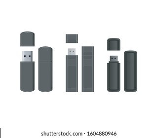 flash drive device design different cool set pack for memory data