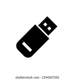 Icono plano de Flash Drive .Ilustración vectorial