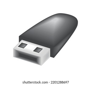 Flash Drive Icon Design Mockup