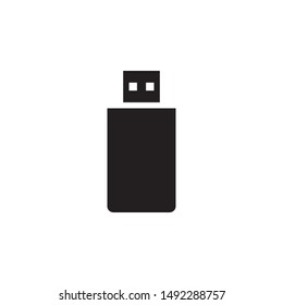 Flash drive icon  design template. Trendy style, vector eps 10