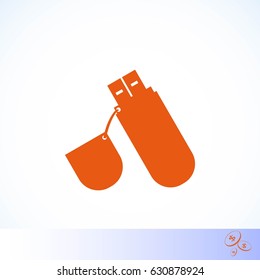 flash drive icon, flat design best vector icon