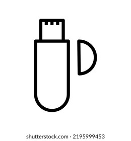 icono de unidad flash aislado en fondo blanco.