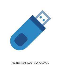 Flash Drive Icon for Portable Data Storage