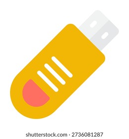 Flash drive icon symbolizing portable data storage solutions.