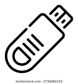 Flash drive icon symbolizing portable data storage solutions.