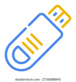 Flash drive icon symbolizing portable data storage solutions.