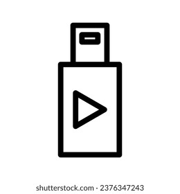 
flash drive icon, usb icon. usb connection design, video flash disk vector illustration.isolated white background.

