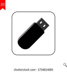 flash drive icon, usb, sign