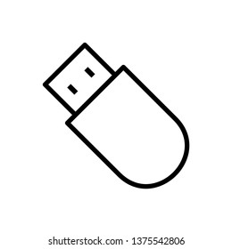 Flash drive icon vector