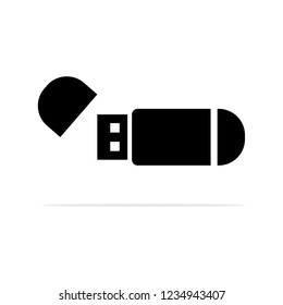 flash drive icon. Vector concept illustration for design.