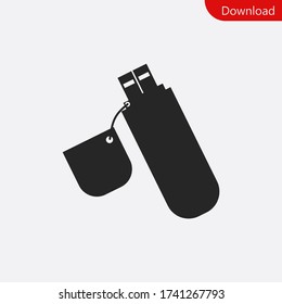 Pasos vectoriales de icono de Flash Drive 10