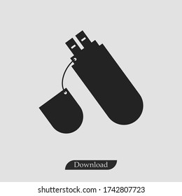 Flash Drive icon vector eps 10