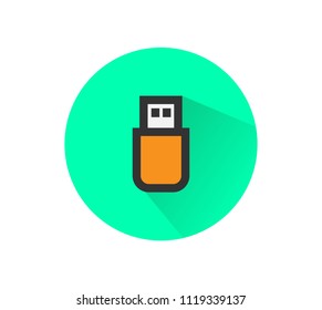  Flash drive icon Vector Illustration