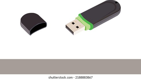 Ilustración del vector de icono de Flash Drive. Ilustración de material del vector de iconos de la unidad de lápiz. Ilustración del material de la ilustración del vector del icono de la pluma. diseño de línea vectorial de icono de unidad flash USB