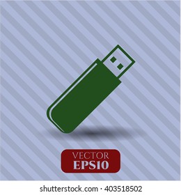 Ilustración vectorial de icono de Flash Drive