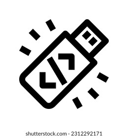 flash drive icon for your website, mobile, presentation, and logo design.