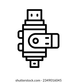Flash Drive Symbol für Ihre Website, Ihr Handy, Ihre Präsentation und Ihr Logo-Design.