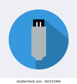flash drive illustration