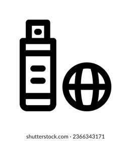 flash drive line icon. vector icon for your website, mobile, presentation, and logo design.