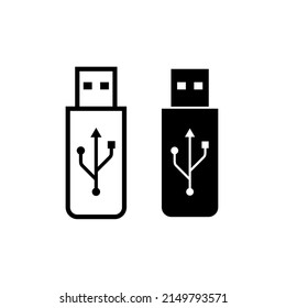 Icono de unidad flash o tarjeta de memoria. Símbolo electrónico de almacenamiento de información. USB para grabar.
