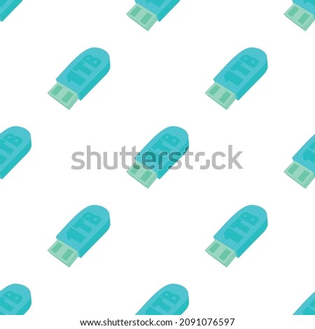 Flash drive pattern seamless background texture repeat wallpaper geometric vector