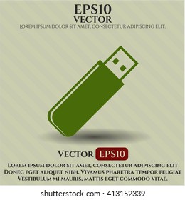 símbolo de Flash Drive