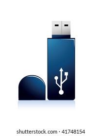 flash drive vector