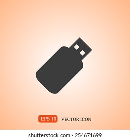 Flash drive vector icon