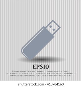 Flash Drive vector icon