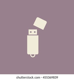 Flash drive vector icon