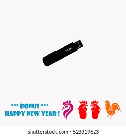 Flash drive vector icon
